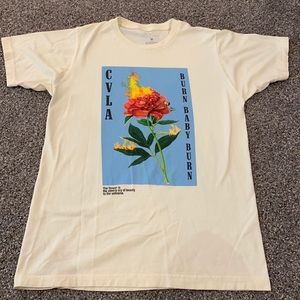 Burning flower T-shirt